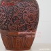 Lọ Hoa Gốm khắc nổi Hoa Phù Dung