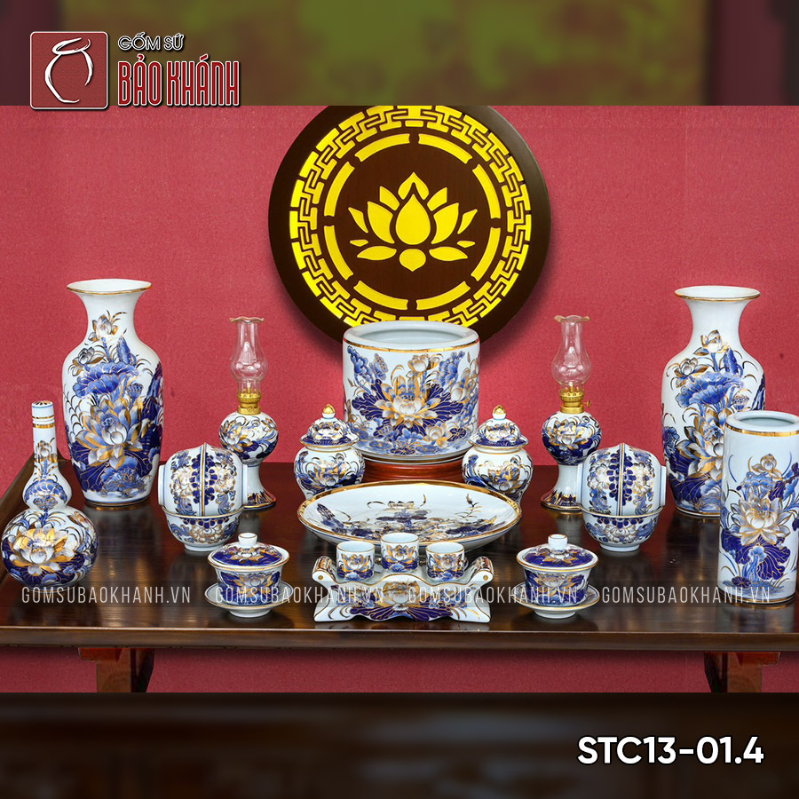 đồ thờ gốm sứ Bát Tràng