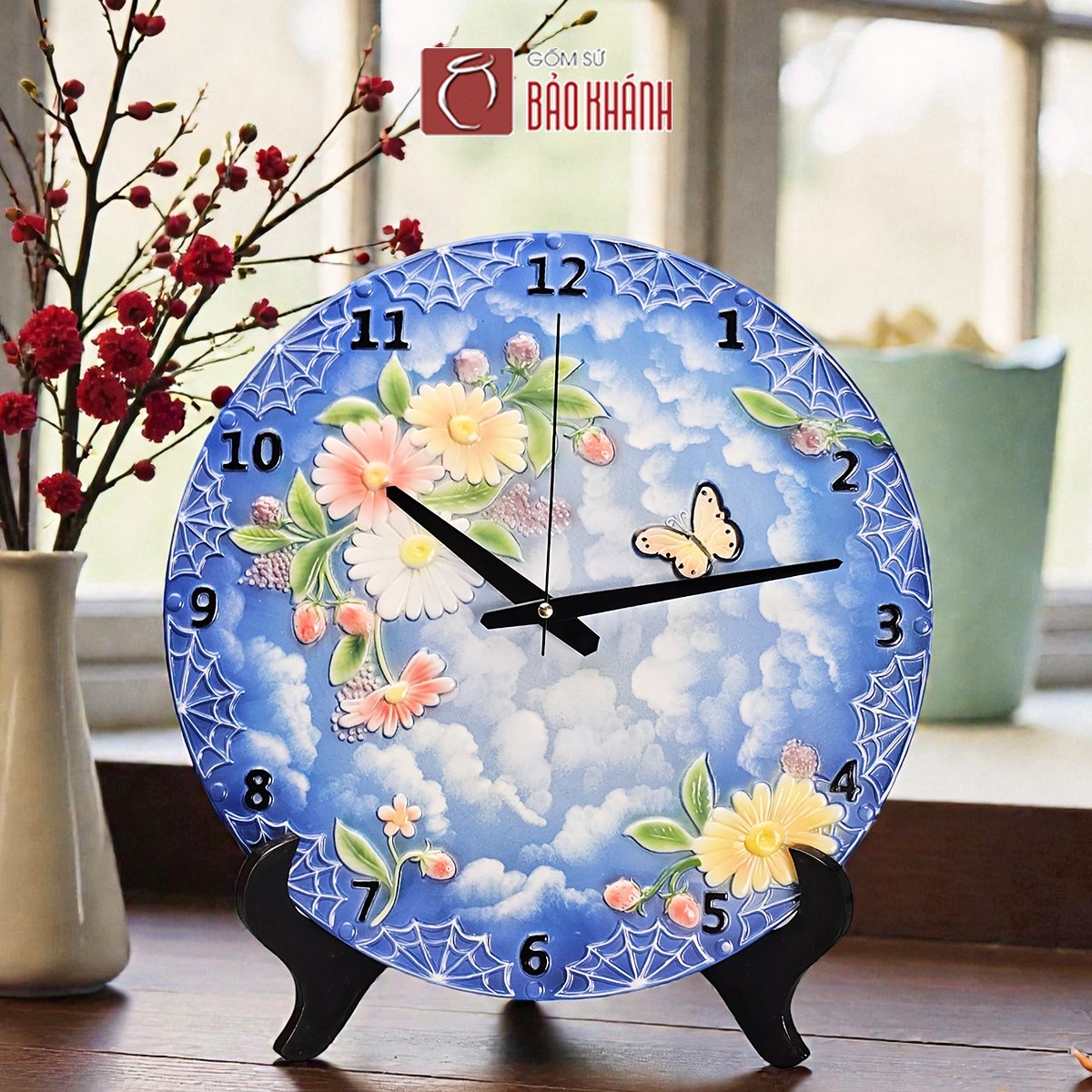 Đồng hồ gốm sứ Bảo Khánh