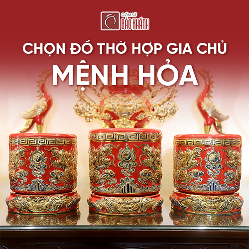 Bí quyết chọn đồ thờ phụng hợp gia chủ mệnh Hỏa