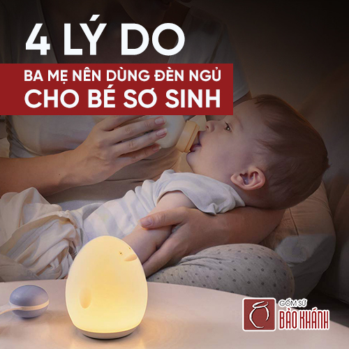 4 lý do ba mẹ nên dùng đèn ngủ cho bé sơ sinh