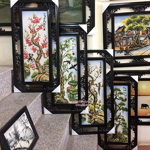 Bộ sưu tập tranh gốm sứ phong thủy của bạn tôi