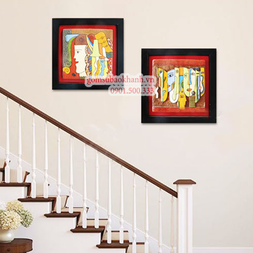 Tranh gốm sứ bát tràng vật trang trí tuyệt vời cho căn nhà của bạn