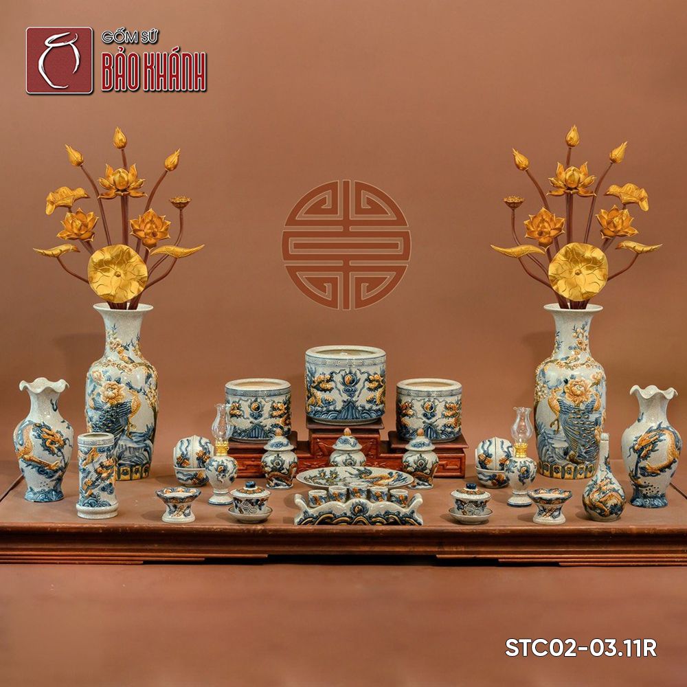 Bí quyết chuyên gia - Cách chọn đồ thờ gốm sứ Bát Tràng chuẩn phong thủy