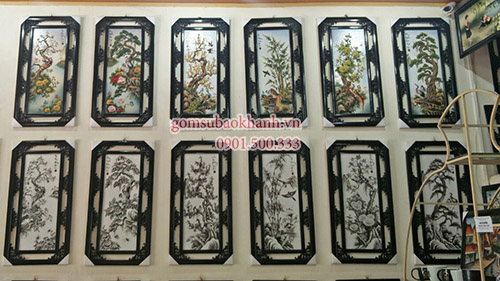 Tìm hiểu những nét đặc sắc của tranh gốm sứ Bát Tràng