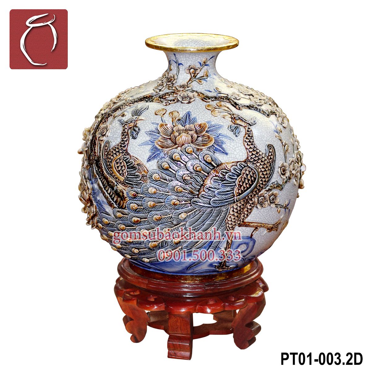 Thần Tài gõ cửa, tiền vô như nước chỉ cần đặt lộc bình gốm sứ hợp phong thủy