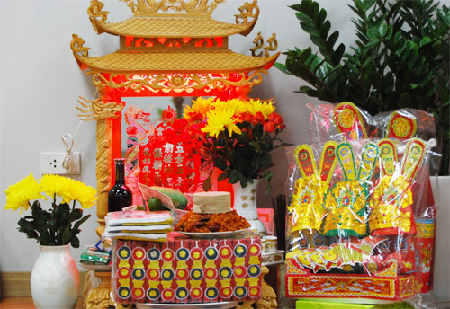 Mách bạn cách bài trí bàn thờ Thổ Công cho hợp lý