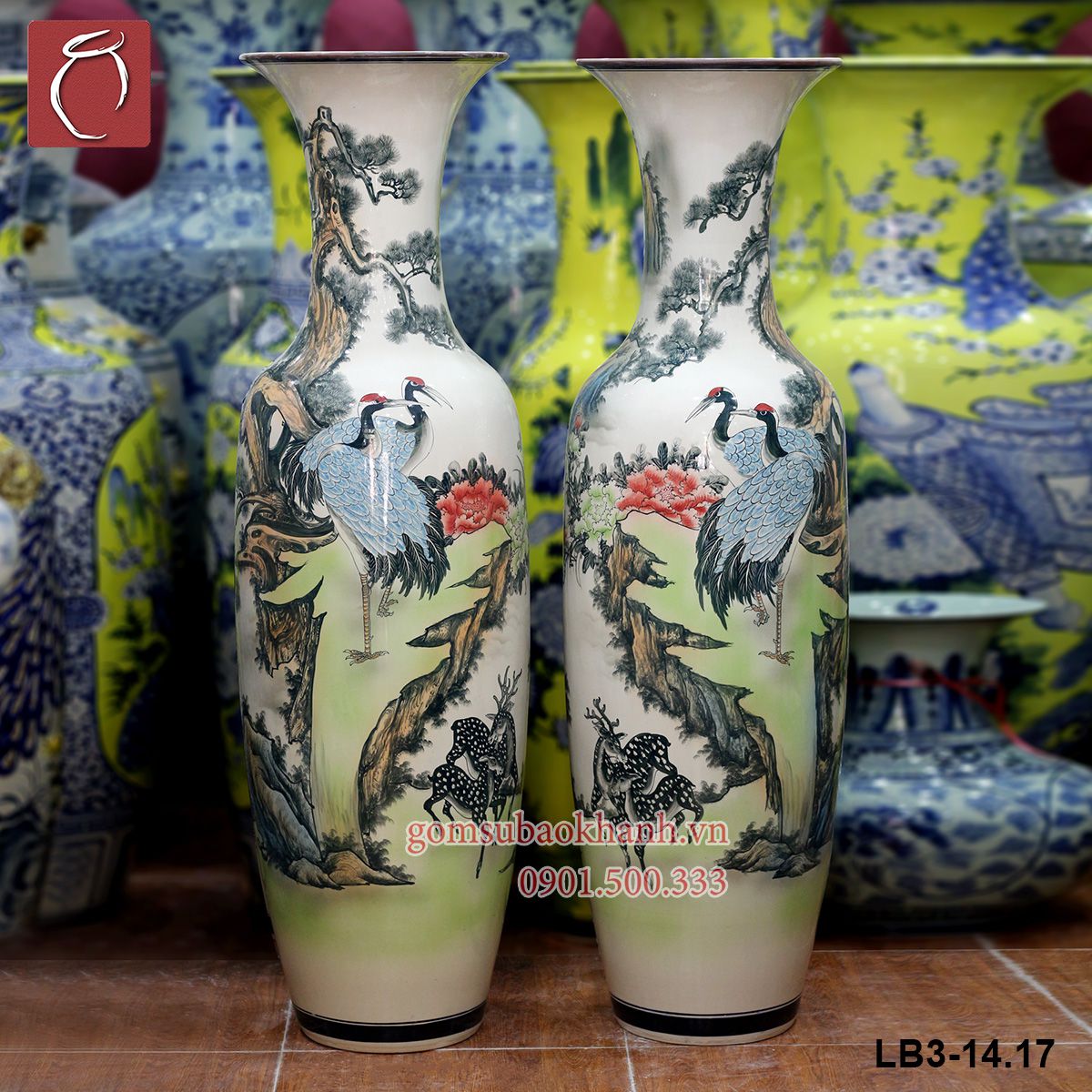 Nên sử dụng lọ lộc bình gốm sứ Bát Tràng, vì sao?