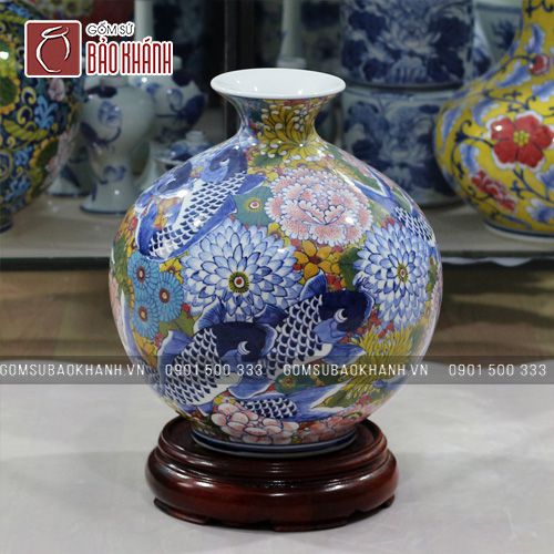 Bình hút tài lộc cá chép khai tài mở vận dành riêng cho dân kinh doanh