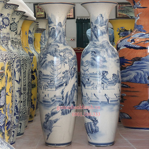 Ý nghĩa của Lọ lộc bình vẽ cảnh chùa