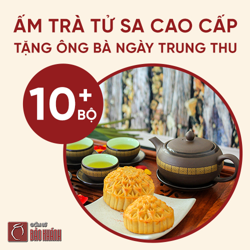 10 bộ ấm trà tử sa cao cấp tặng ông bà ngày trung thu