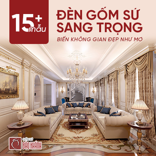15+ mẫu đèn ngủ gốm sứ sang trọng biến không gian đẹp như mơ