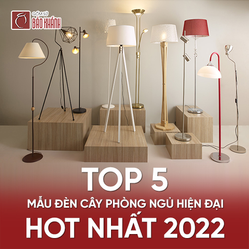 TOP 5 mẫu đèn cây phòng ngủ hiện đại HOT nhất 2024