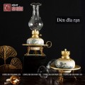 Đèn dầu men rạn (Đèn đĩa)