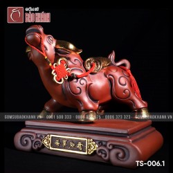 Linh vật Tân Sửu - dát vàng 24K - TS-006.1