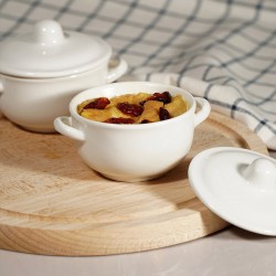 Hũ làm sữa chua có quai màu trắng