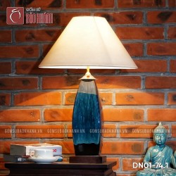 Đèn ngủ để bàn gốm sứ cao cấp vân dương hỏa biến