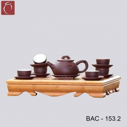 Bộ ấm chén tử sa (Bộ Báo Xuân thấp)