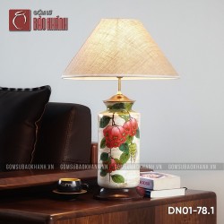 Đèn ngủ để bàn gốm sứ cao cấp Chùm roi