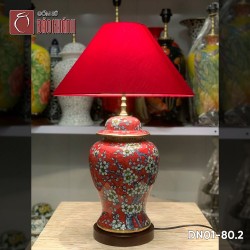 Đèn ngủ để bàn gốm sứ cao cấp DN01-80.2