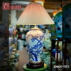 Đèn ngủ để bàn gốm sứ cao cấp DN01-117.1