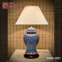 Đèn ngủ để bàn gốm sứ cao cấp DN01-127.1