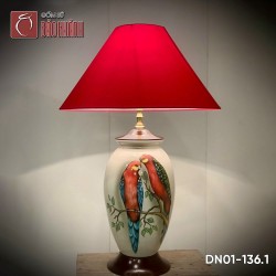 Đèn ngủ để bàn gốm sứ cao cấp DN01-136.1