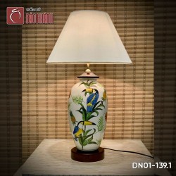 Đèn ngủ để bàn gốm sứ cao cấp DN01-139.1
