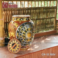 Chum sành ngâm rượu Trống Đồng Liên Hoa Ngũ Đồ 150 lít