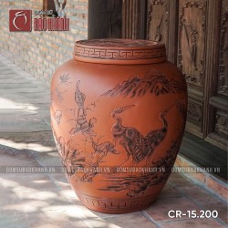 Chum sành ngâm rượu Tiên Điểu Vạn Thọ 200 lít