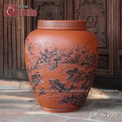 Chum sành ngâm rượu Ngư Liên Trường An 200 lít