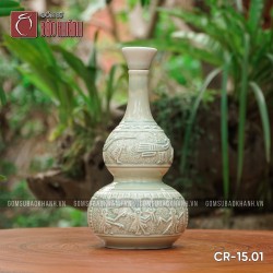 Nậm Đông Sơn Âu Lạc men ngọc 2 bầu 1 lít