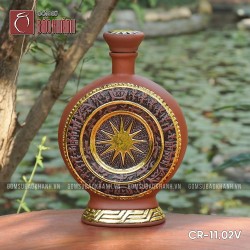 Nậm Đông Sơn Âu Lạc dáng dẹt dát vàng 1 lít