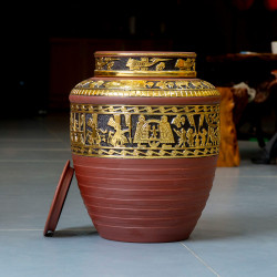 Chum sành Đông Sơn 30 lít dát vàng