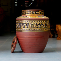 Chum sành Đông Sơn 50 lít dát vàng