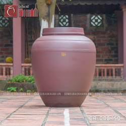 Chum sành ngâm rượu 150 lít 2 nắp