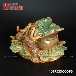Tượng Cóc Thiềm thừ phong thủy men ngọc