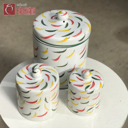 Vại muối dưa cà vẽ quả ớt