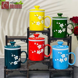 Cốc lọc trà hoa nhiều màu