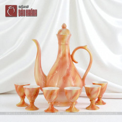 Bộ rượu men đá cam
