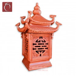 Đèn gốm trang trí vung Bát Long