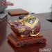 Tượng gốm Phong Thủy - Linh vật Canh Tý dát vàng